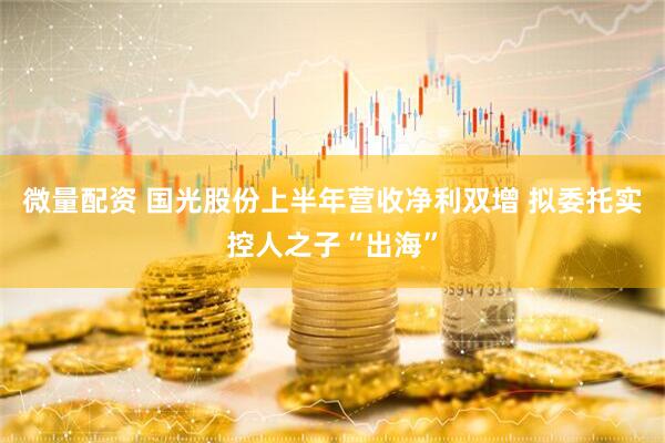 微量配资 国光股份上半年营收净利双增 拟委托实控人之子“出海”